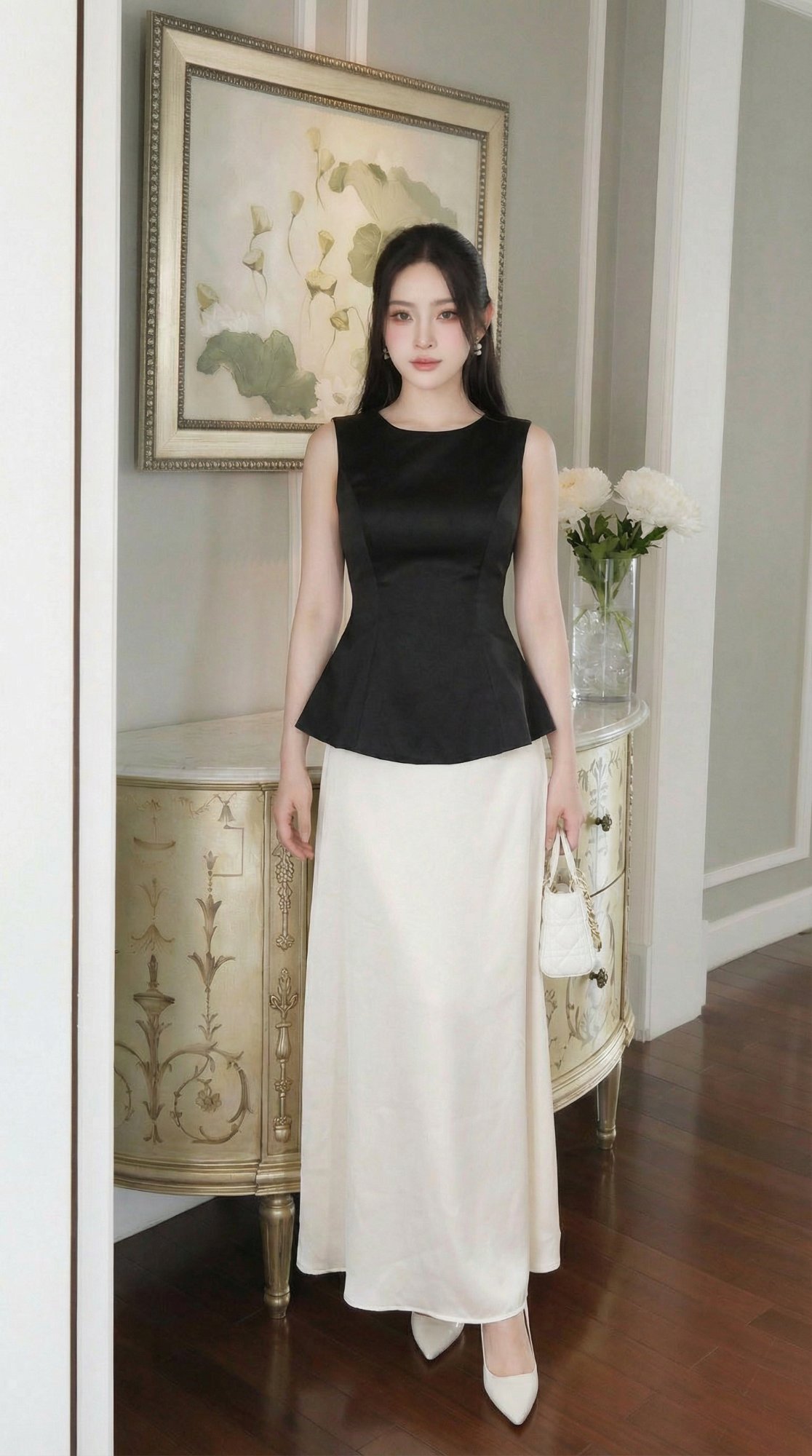 Bảng size Set peplum lụa cao cấp BST Summer 2026